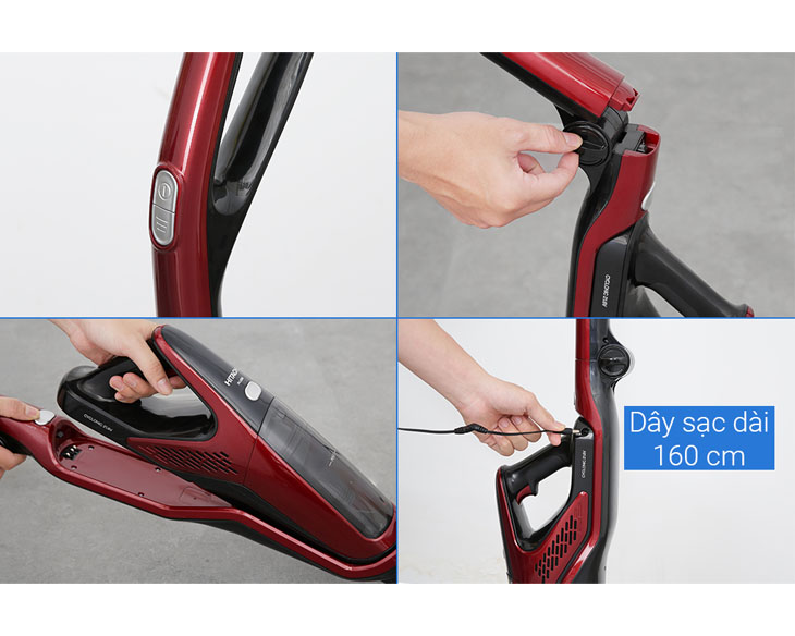 Máy hút bụi không dây Hitachi PV-X85M(MRE) - Ảnh 10