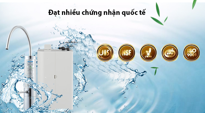 Chứng nhận Máy lọc nước Ion kiềm Panasonic TK AB50 5 tấm điện cực Chứng nhận Máy lọc nước Ion kiềm Panasonic TK AB50 5 tấm điện cực