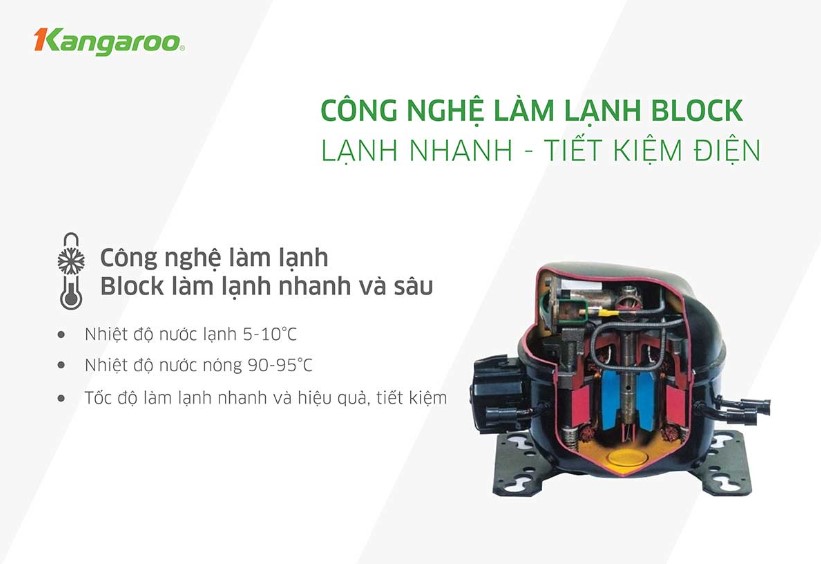 công nghệ làm lạnh bằng block