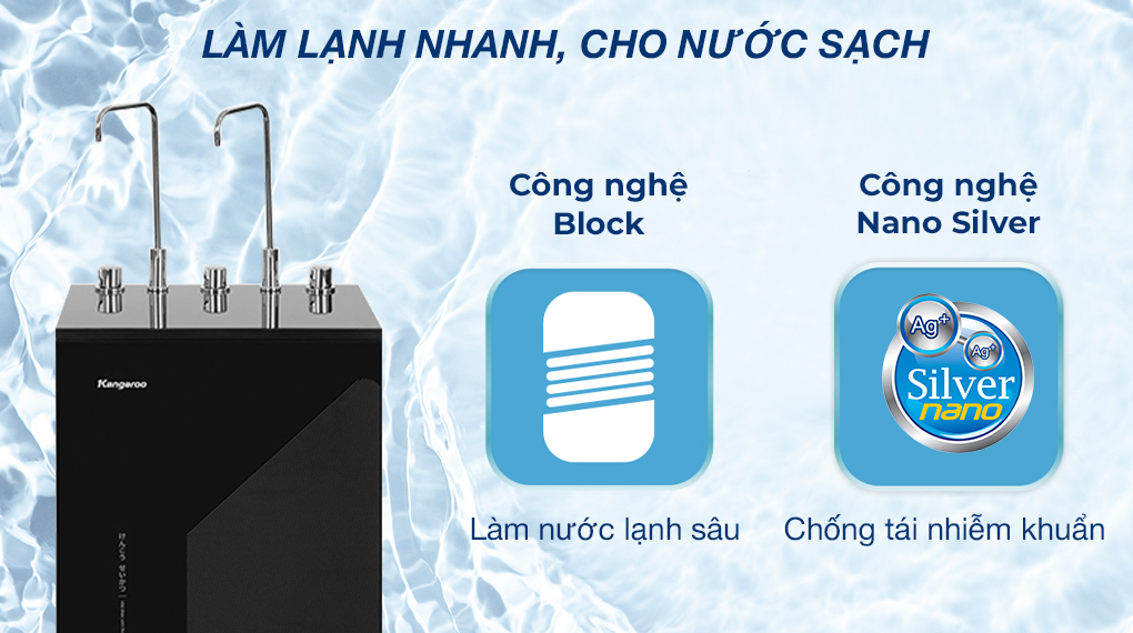 Máy lọc nước RO nóng nguội lạnh Kangaroo KG10A17 10 lõi - Công nghệ
