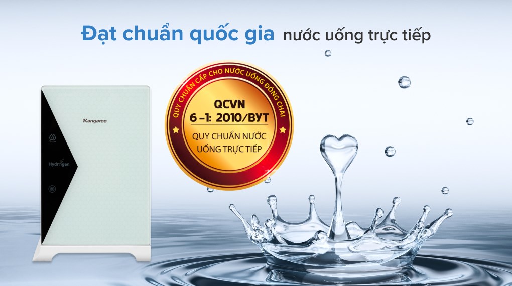 Máy lọc nước R.O Hydrogen Kangaroo KG100HU 5 lõi - Nước sạch Máy lọc nước R.O Hydrogen Kangaroo KG100HU 5 lõi - Nước sạch