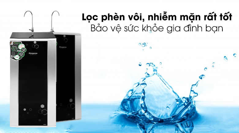 Lọc phèn - Máy lọc nước RO Kangaroo KG3500AVTU 10 lõi 4 cấp lọc thô lọc phèn - Máy lọc nước RO Kangaroo KG3500AVTU 10 lõi