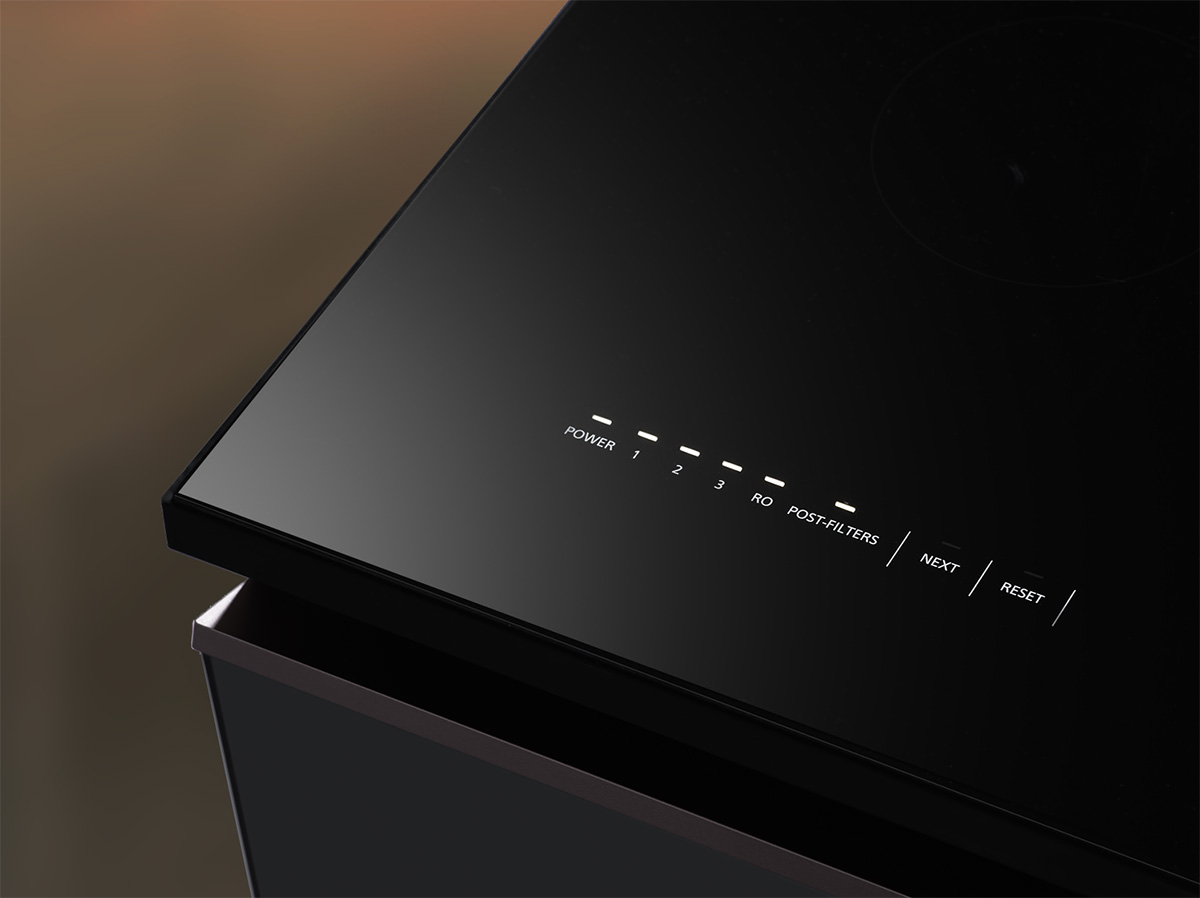 Đèn báo thay lõi trên máy lọc nước Panasonic TK-CA812M-VN