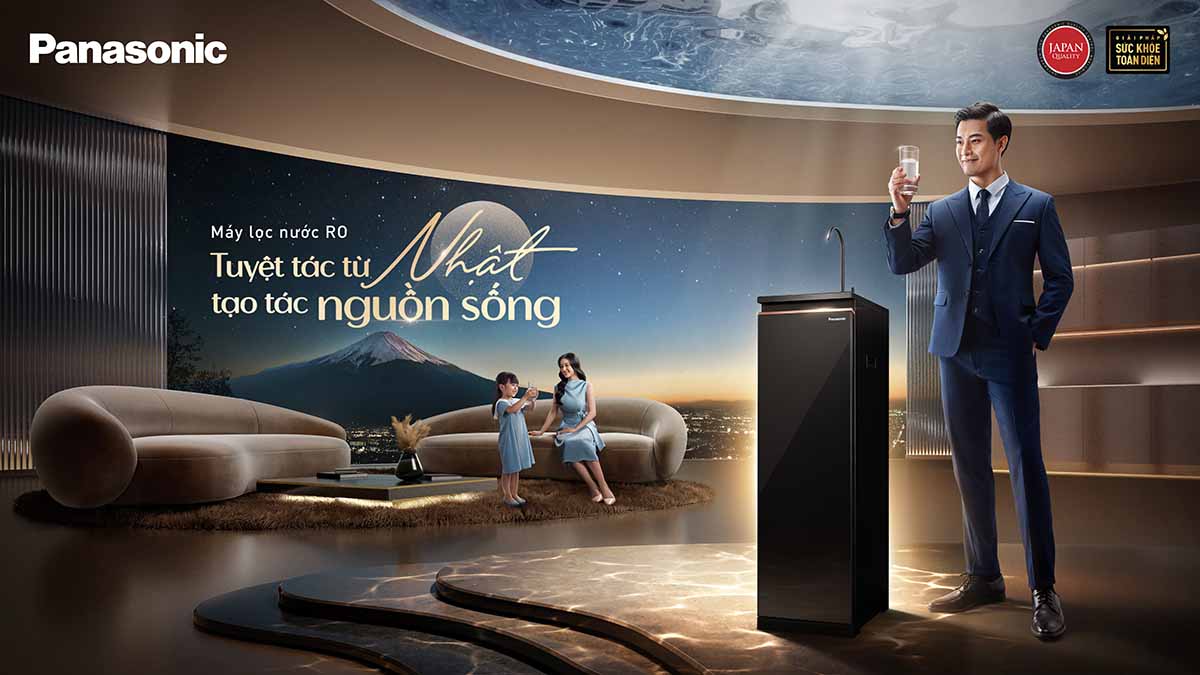 Máy lọc nước RO Panasonic TK-CA812M-VN - Malaysia kiểu dáng hiện đại 