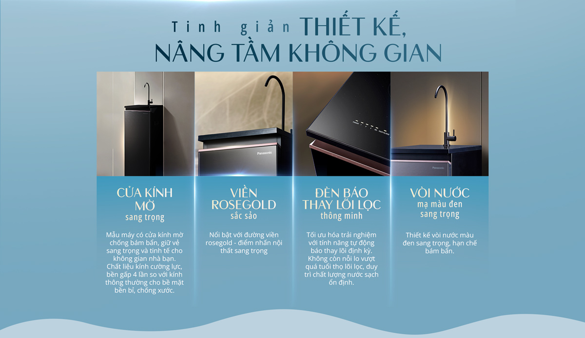 Nâng tầm không gian sống với máy lọc nước Panasonic TK-CA813F-VN