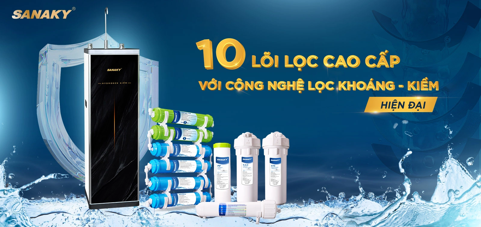 Máy lọc nước RO Sanaky SNK-S1HK003