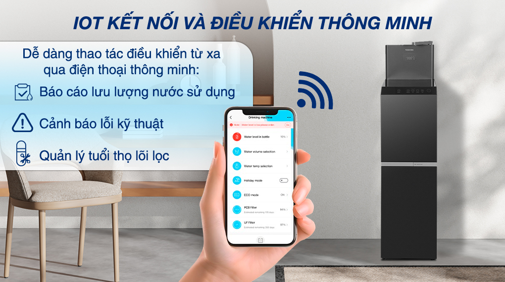 Máy lọc nước Toshiba Originpure TWP-W2399SVN(M)