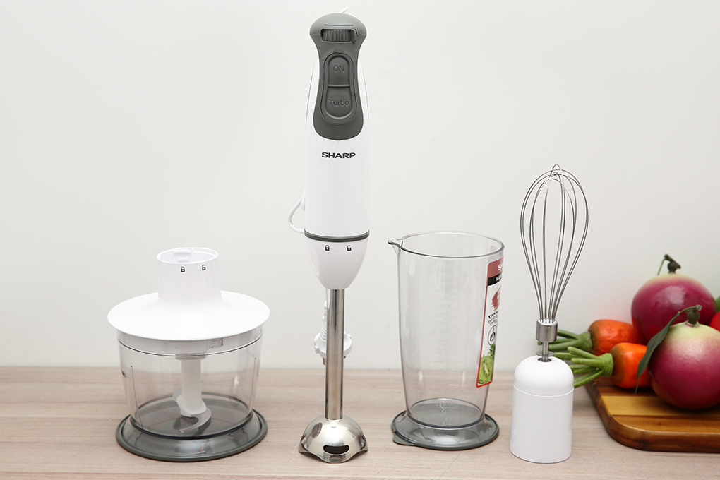 Máy xay sinh tố cầm tay Sharp EM-H076SV-WH