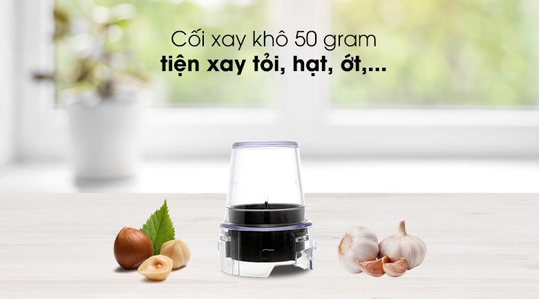 Máy xay sinh tố Panasonic MX-EX1561WRA - Cối xay khô chỉ 50 gram