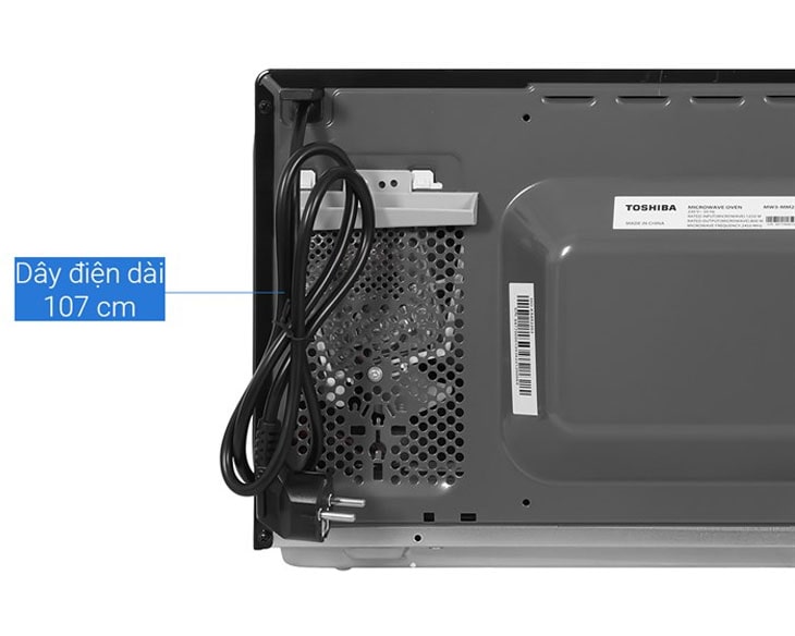 Lò vi sóng Toshiba MW3-MM25PE(BK) 25 lít - Ảnh 8