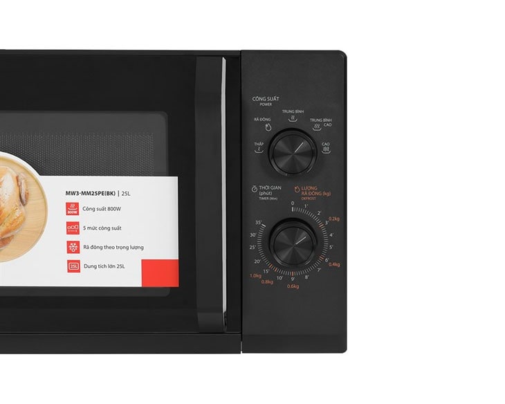 Lò vi sóng Toshiba MW3-MM25PE(BK) 25 lít - Ảnh 4