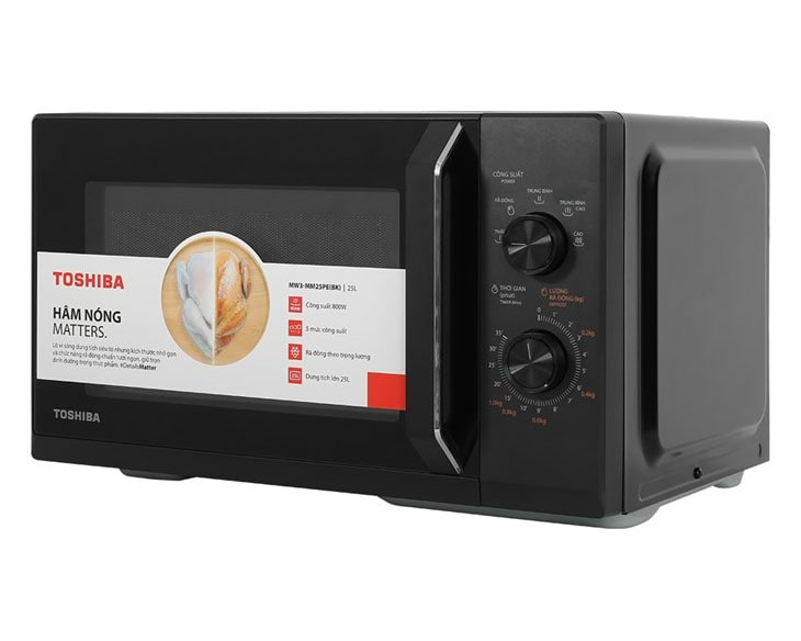 Lò vi sóng Toshiba MW3-MM25PE(BK) 25 lít - Ảnh 3