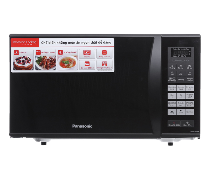 Lò vi sóng có nướng Panasonic NN-CT36HBYUE 23 lít - Ảnh 2