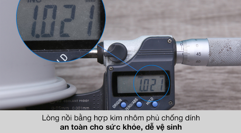 Nồi cơm điện nắp gài Tiger 1 lít JNP-1000 - Lòng nồi bằng hợp kim nhôm phủ chống dính Nồi cơm điện nắp gài Tiger 1 lít JNP-1000 - Lòng nồi bằng hợp kim nhôm phủ chống dính