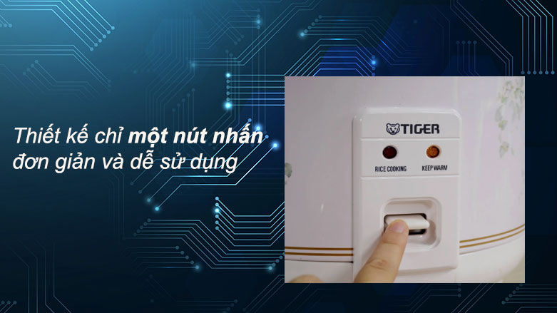 noi-com-dien-nap-gai-tiger-1-lit-jnp-1000-fl-28504-2 Nồi cơm điện Tiger JNP-1000 Màu trắng (FL) | Thiết kế chỉ bằng một nút nhấn