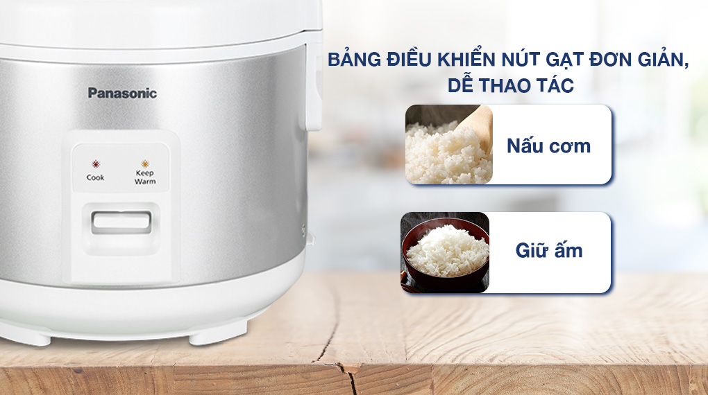 Nồi cơm nắp gài Panasonic 1 lít SR-MVN10LRAX - Bảng điều khiển Nồi cơm nắp gài Panasonic 1 lít SR-MVN10LRAX - Bảng điều khiển