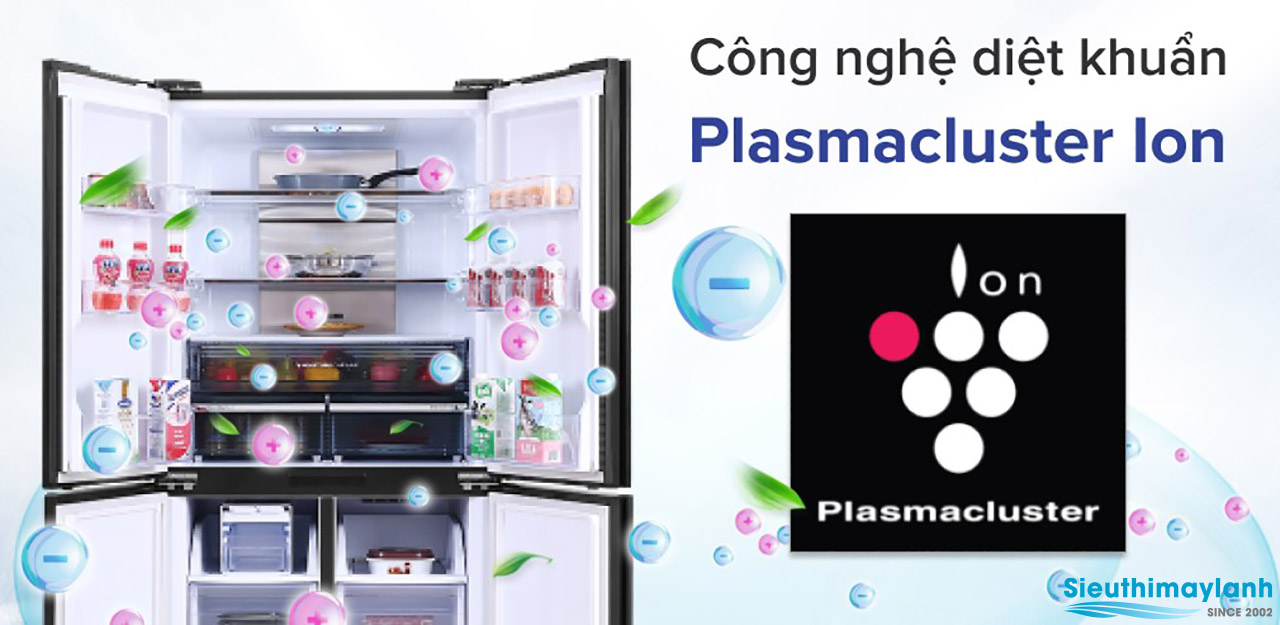 plasma-tu-lanh-sharp-inverter-567-lit-4-cua-sj-fxp640vg-mr-multi-doors