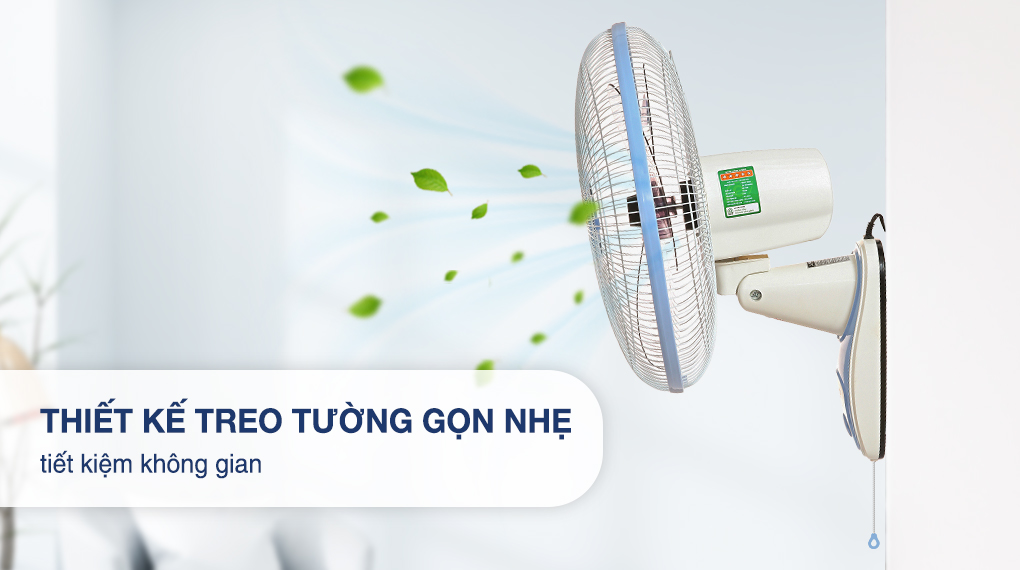 Quạt treo Senko TC1626 - thiết kế Quạt treo tường Senko 3 cánh TC1626 47W