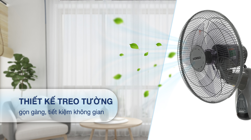 Quạt treo tường Senko TR1628