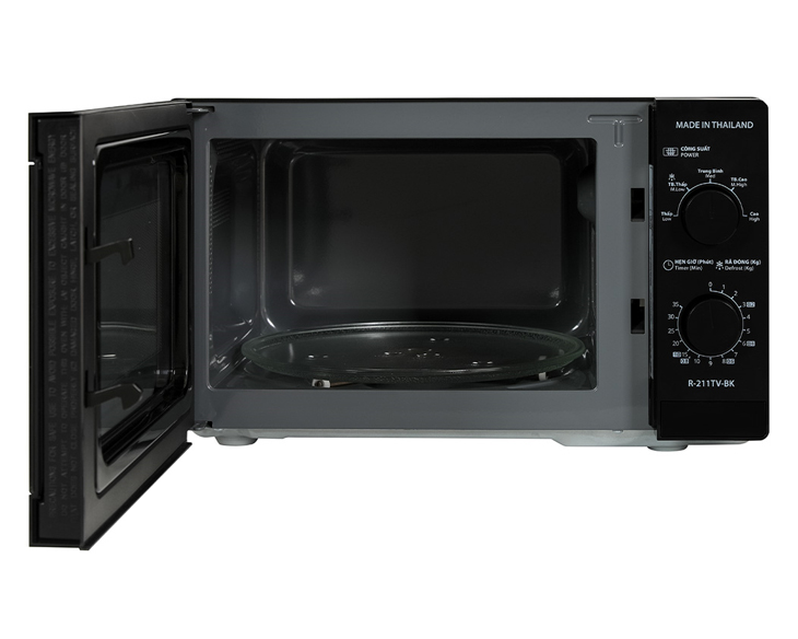 Lò vi sóng Sharp R-211TV-BK 21 lít - Ảnh 6
