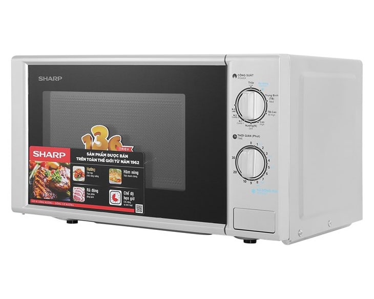 Lò vi sóng có nướng Sharp 20 lít R-G228VN-SL - Ảnh 3