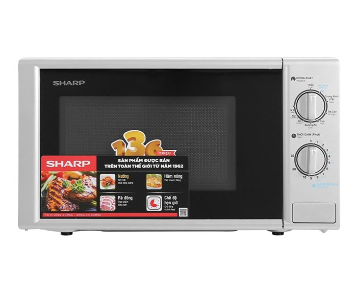 Lò vi sóng có nướng Sharp 20 lít R-G228VN-SL - Ảnh 2