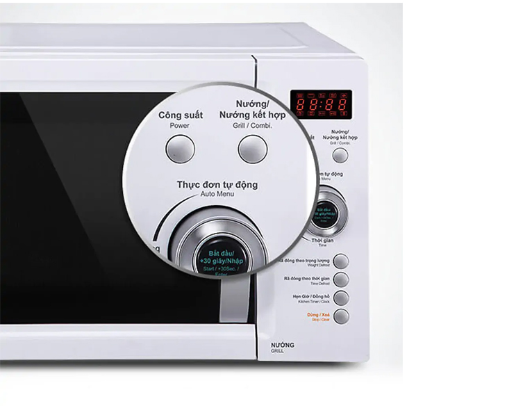 Lò vi sóng có nướng Sharp R-G371VN-W 23 lít - Ảnh 4