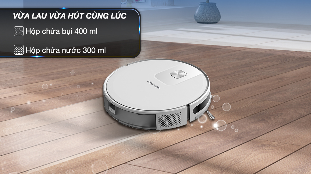 Robot hút bụi lau nhà Hitachi RV-X15N