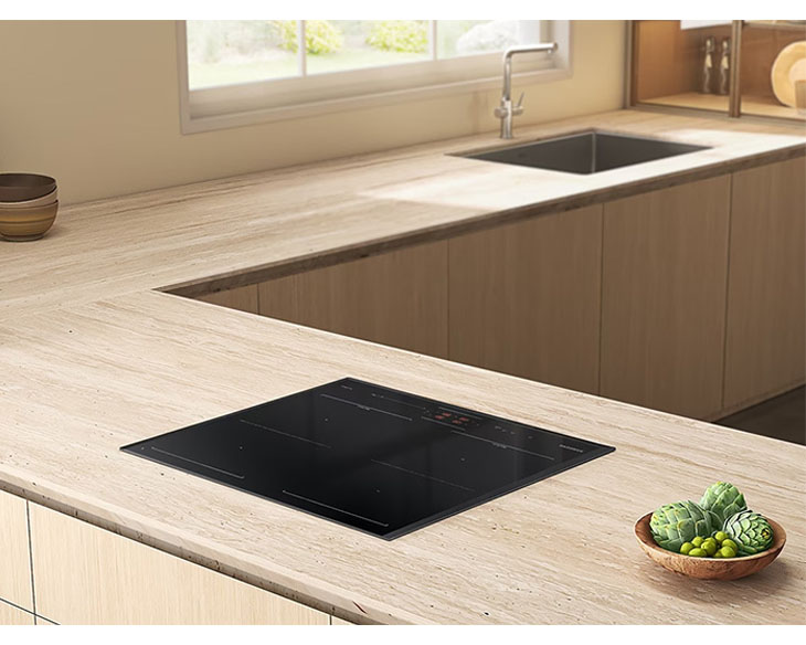 Bếp từ âm đa vùng nấu Samsung NZ64B5066FK/SV - Ảnh 8