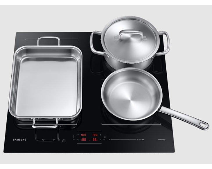 Bếp từ âm đa vùng nấu Samsung NZ64B5066FK/SV - Ảnh 6