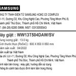 Máy giặt Samsung Inverter 13 kg WW13T504DAW/SV