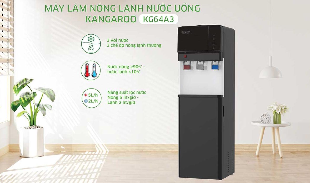 Cây nước nóng lạnh Kangaroo KG64A3