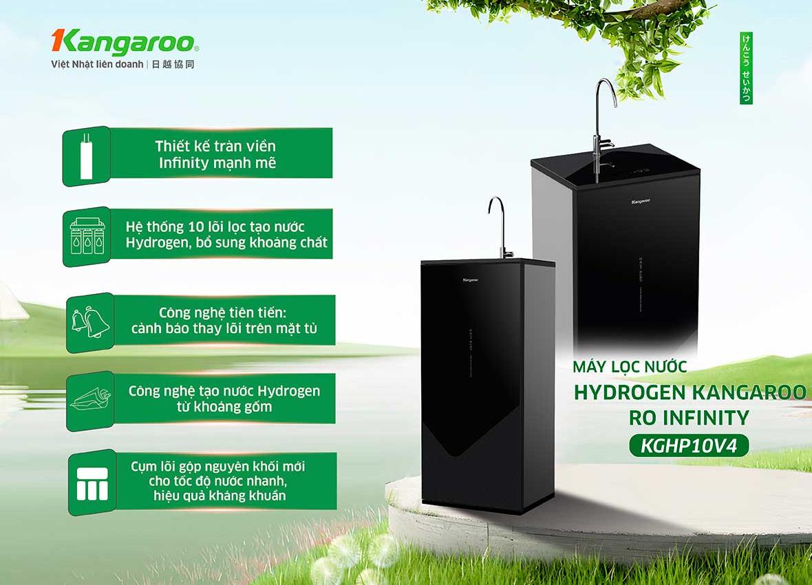 Máy lọc nước Hydrogen Kangaroo KGHP10V4