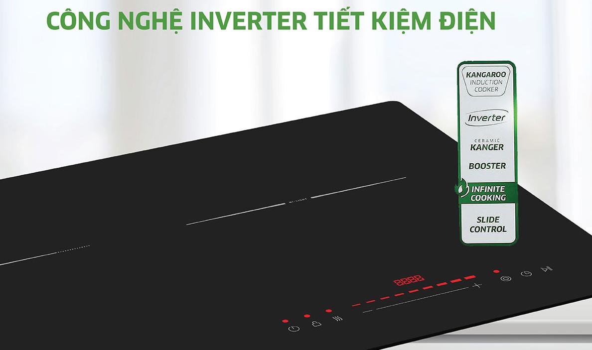 Bếp từ hồng ngoại lắp âm Kangaroo KGIF44D1C