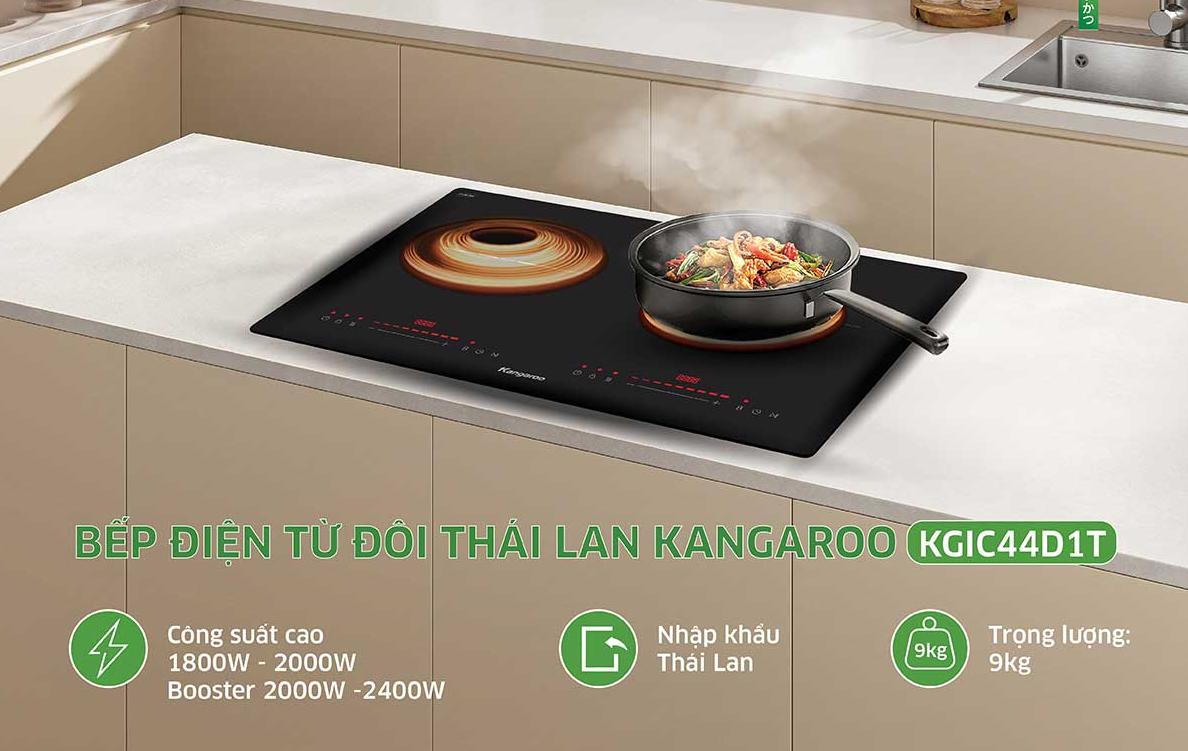 Bếp từ đôi lắp âm Kangaroo KGIC44D1T
