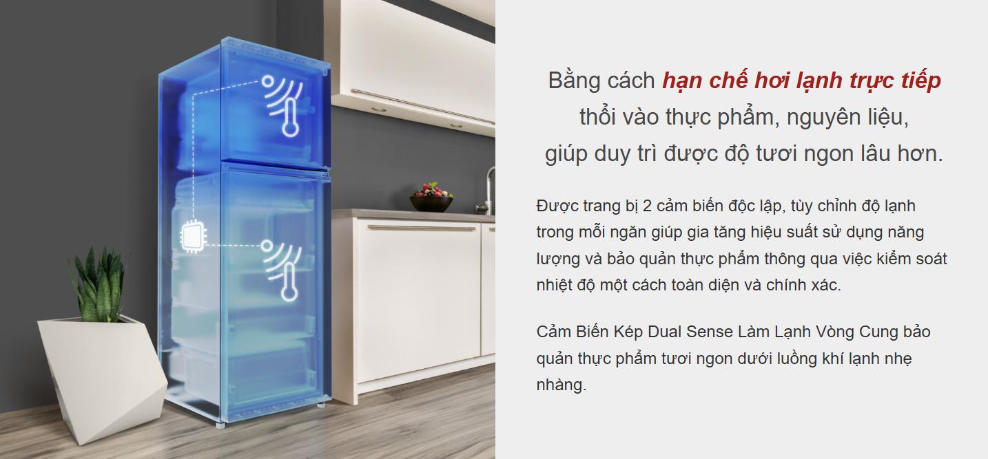 Tủ lạnh Hitachi Inverter 409 lít HRTN6443SAGBKVN