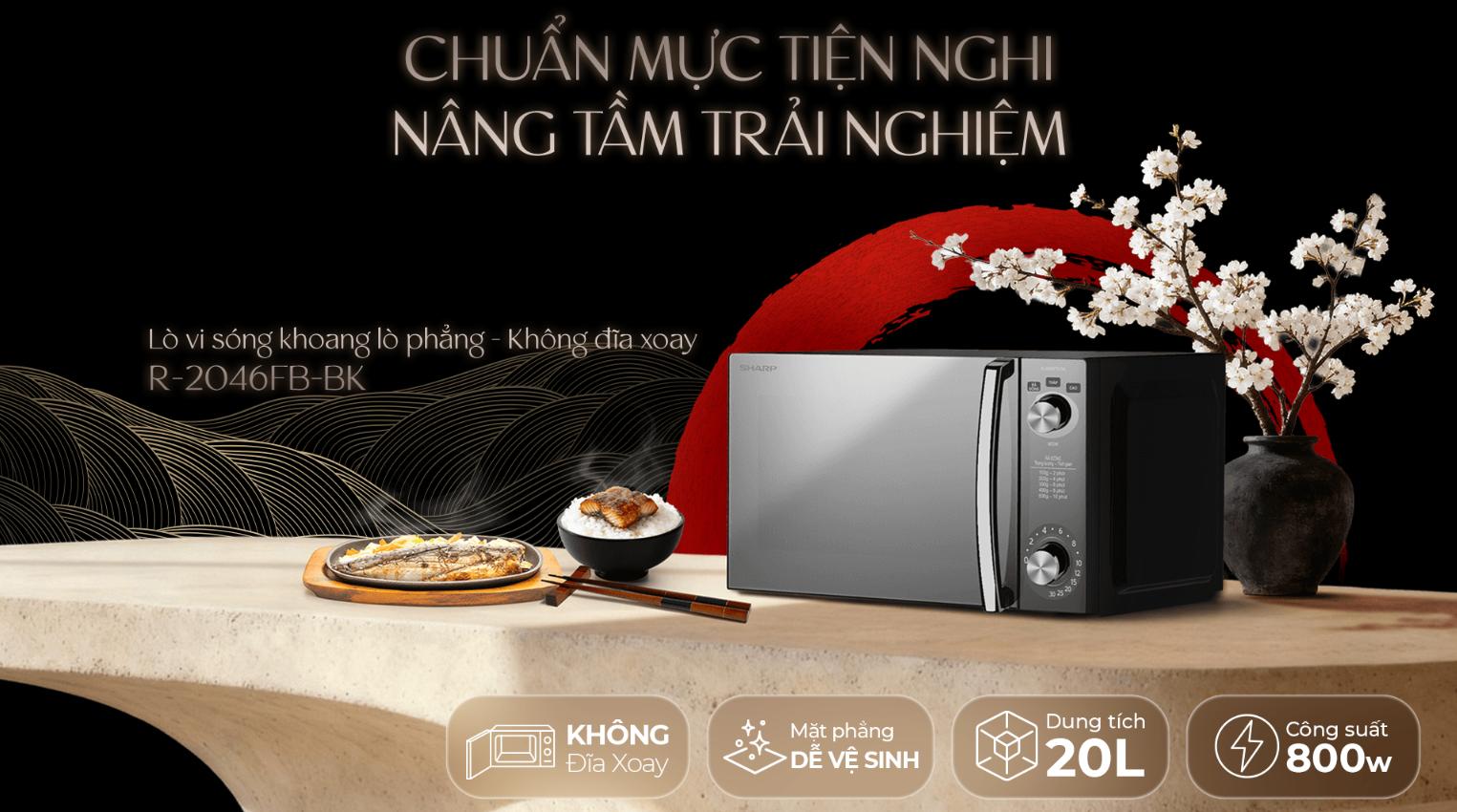 screenshot_1767404758 Lò vi sóng Sharp 20 lít R-2046FB-BK