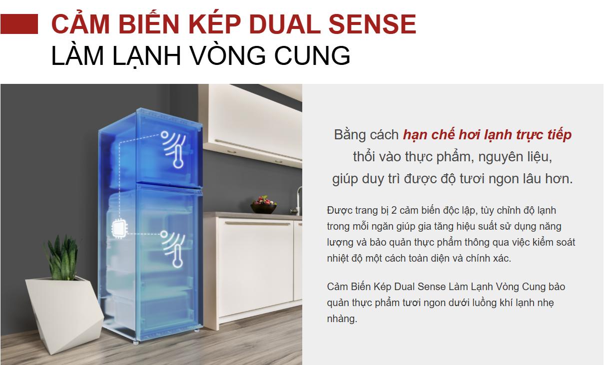 Tủ lạnh Hitachi Inverter 344 lít HRTN6379SUVN