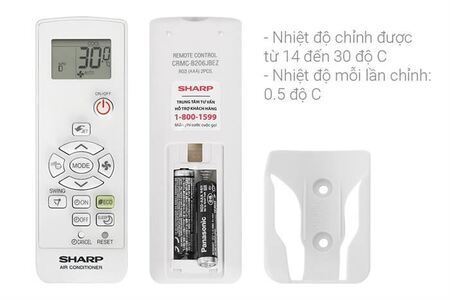 Máy lạnh Sharp Inverter 2 HP AH-X18CEWC -Dàn Đồng