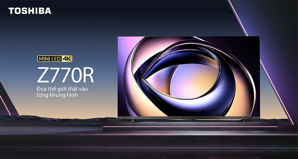 Smart Tivi Mini LED Toshiba AI 4K 75 Inch 75Z770RP
