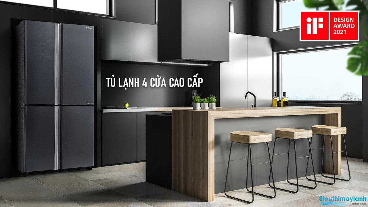 thiet-ke-tu-lanh-sharp-inverter-567-lit-4-cua-sj-fx640v-sl-multi-door