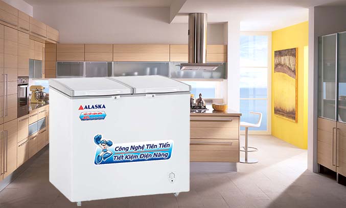 Tủ đông Alaska BCD-3567N làm lạnh nhanh
