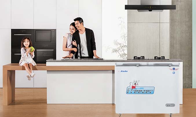 Tủ đông Alaska BCD-3567N dễ điều khiển