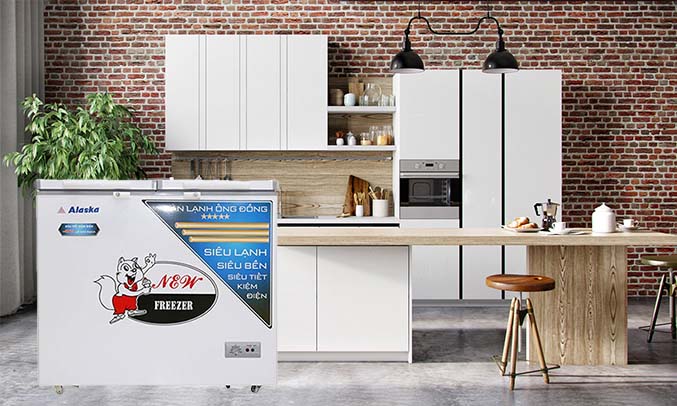 Tủ đông Alaska BCD-3568C làm lạnh nhanh