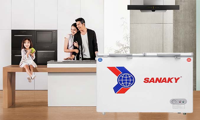 Tủ đông Sanaky VH-365A2 Tủ đông Sanaky VH-365A2 có nút xoay điều chỉnh