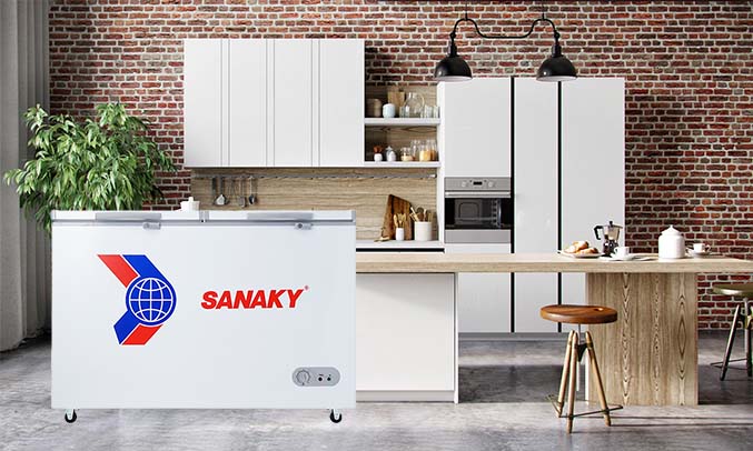 Tủ đông Sanaky VH-405A2 Tủ đông Sanaky VH-405A2 có nút xoay điều chỉnh