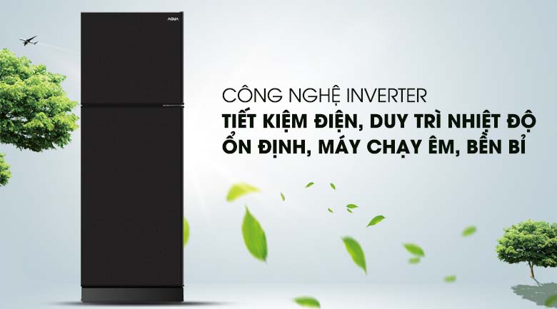 Inverter - Tủ lạnh Aqua Inverter 186 lít AQR-T219FA Inverter - Tủ lạnh Aqua Inverter 186 lít AQR-T219FA