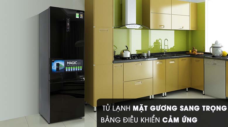 Thiết kế - Tủ lạnh Aqua Inverter 324 lít AQR-IG378EB Thiết kế - Tủ lạnh Aqua Inverter 324 lít AQR-IG378EB