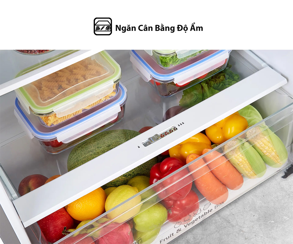 tu-lanh-hisense-inverter-424-lit-rt549n4ebu-93961-3 Ngăn cân bằng độ ẩm bảo quản rau quả tươi ngon