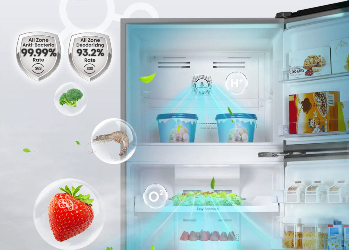 tu-lanh-hisense-inverter-424-lit-rt549n4ew-mbu-93970-2 Bộ lọc CCA khử mùi, kháng khuẩn cho không gian tủ mạnh mẽ